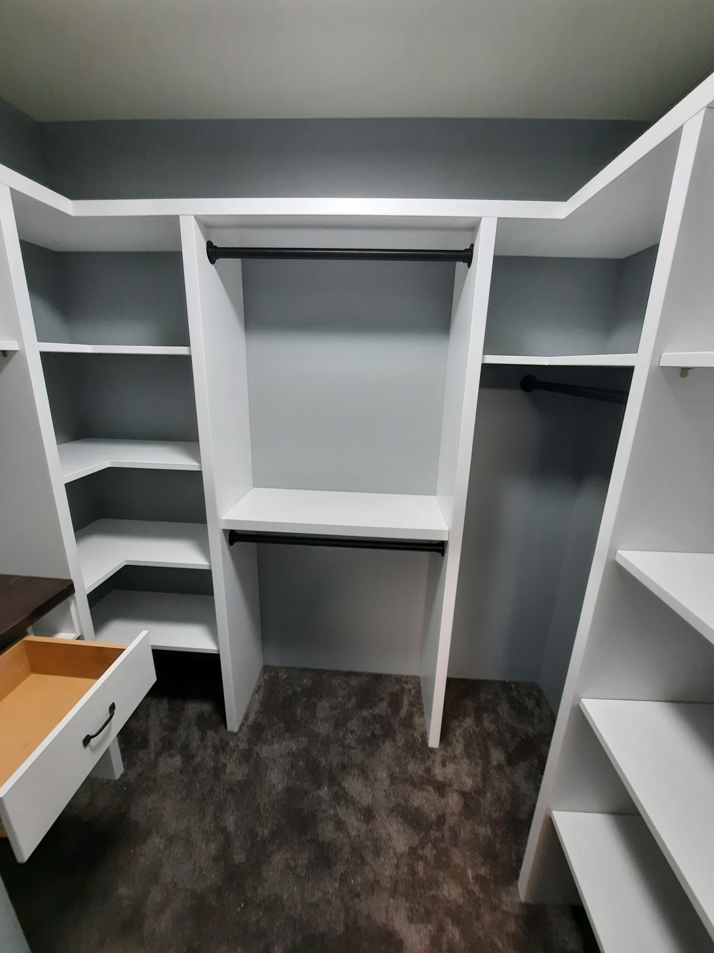 Custom closet built-in